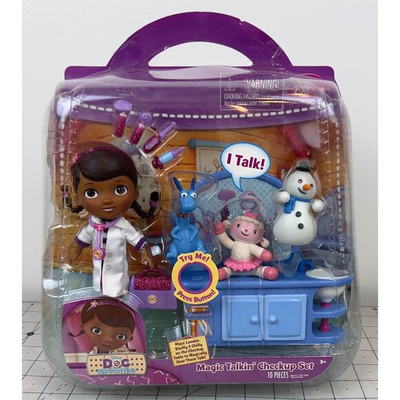 Disney Doc McStuffins Magic Talkin Checkup Set 10 Pieces For Ages 3+ - Picture 1 of 9